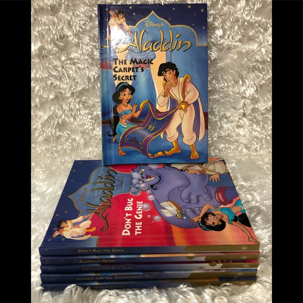 6 Aladdin Books  AWESOME CONDITION